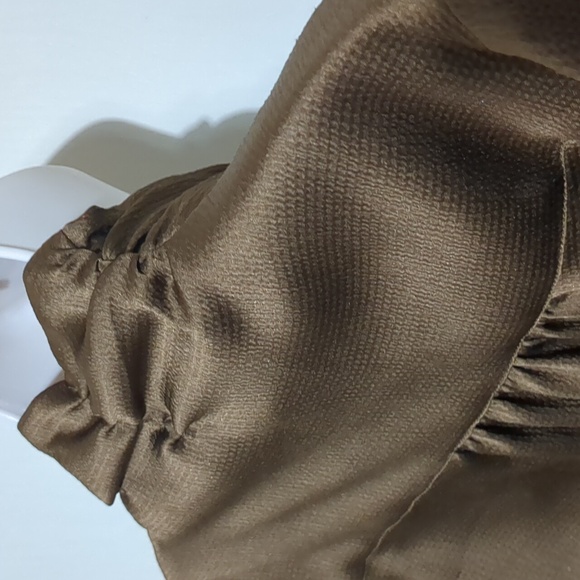 Free People Harley Tunic Brown Doe Eyes Wrap Top size Medium - Picture 7 of 10